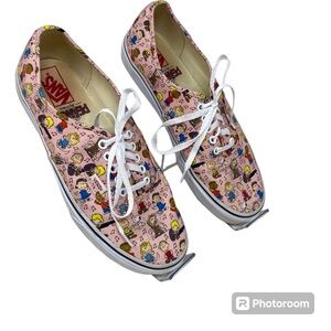 Vans 2017 Peanuts Dance Party Pink Women's 11 Sneakers Tennis Shoes
